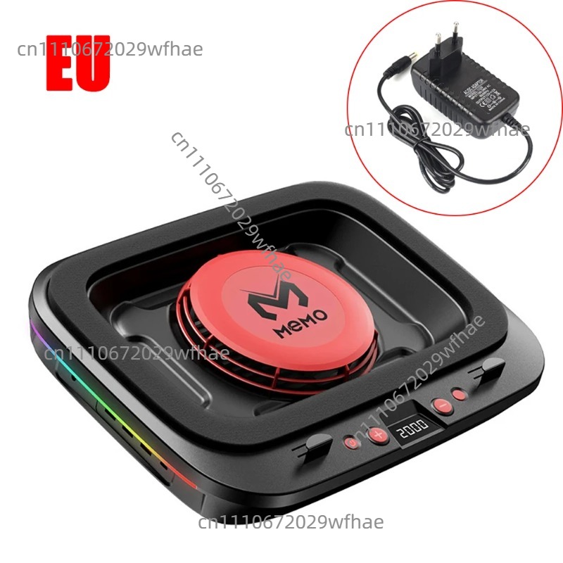 Laptop Cooling Pad - แท่นวางระบายความร้อนสำหรับแล็ปท็อป Eswirepro FL08 พร้อมพัดลมแรงดันสูง ฐานรองรับแข็งแรง พร้อมพัดลมระบายความร้อนทรงพลัง
