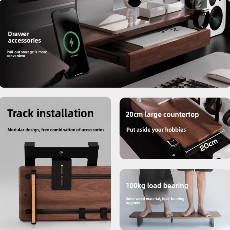 Laptop Accessories Price - Z3 Pro อุปกรณ์เสริม กล่องเก็บของโลหะ ถาดแบ่งช่องโต๊ะคอมพิวเตอร์แบบโมดูลาร์ ที่จัดระเบียบโต๊ะทำงานตามหลักสรีรศาสตร์
