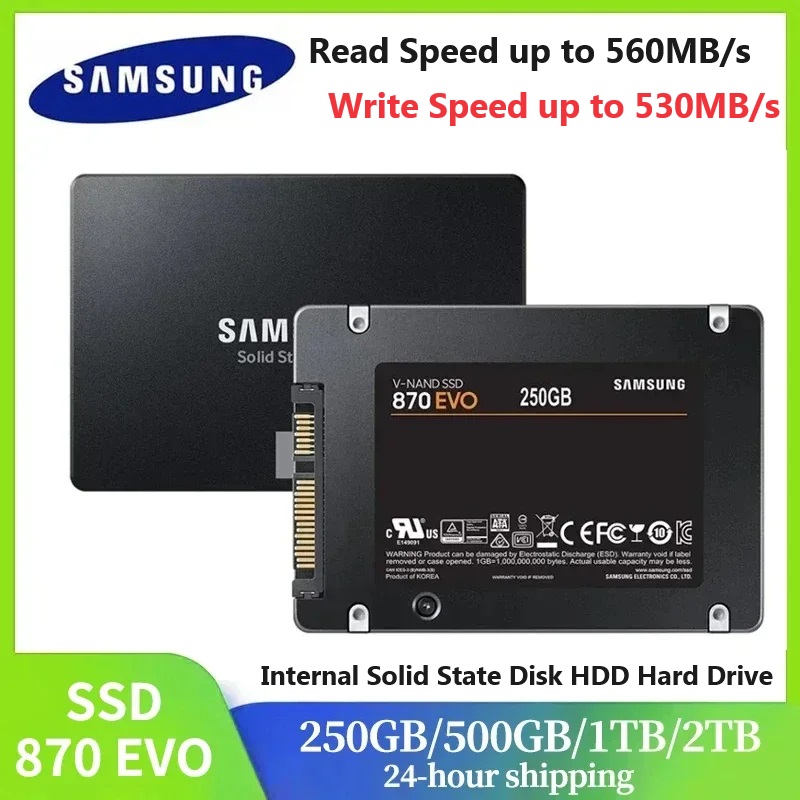 SAMSUNG SSD 870 EVO ฮาร์ดดิสก์ - Samsung Ssd Evo 870 บทวิจารณ์และราคา