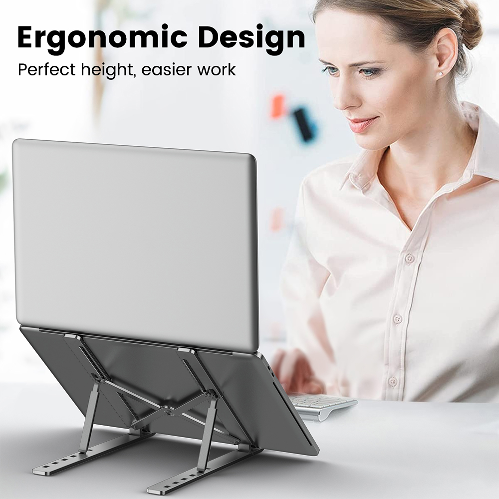 ที่วางแล็ปท็อปแบบปรับได้อลูมิเ - Laptop Accessories Price บทวิจารณ์และราคา