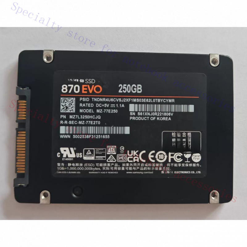 R+ ใช้สำหรับ Samsung SSD 870 E - Samsung Ssd Evo 870 บทวิจารณ์และราคา
